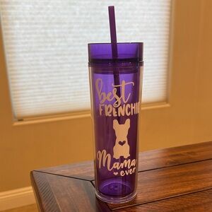 Purple Tumbler - Best Frenchie Mama Ever